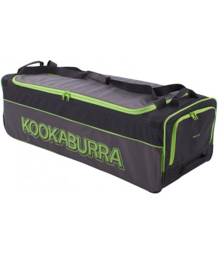 Kookaburra 4.0 Wheelie Bag (Black/Lime)